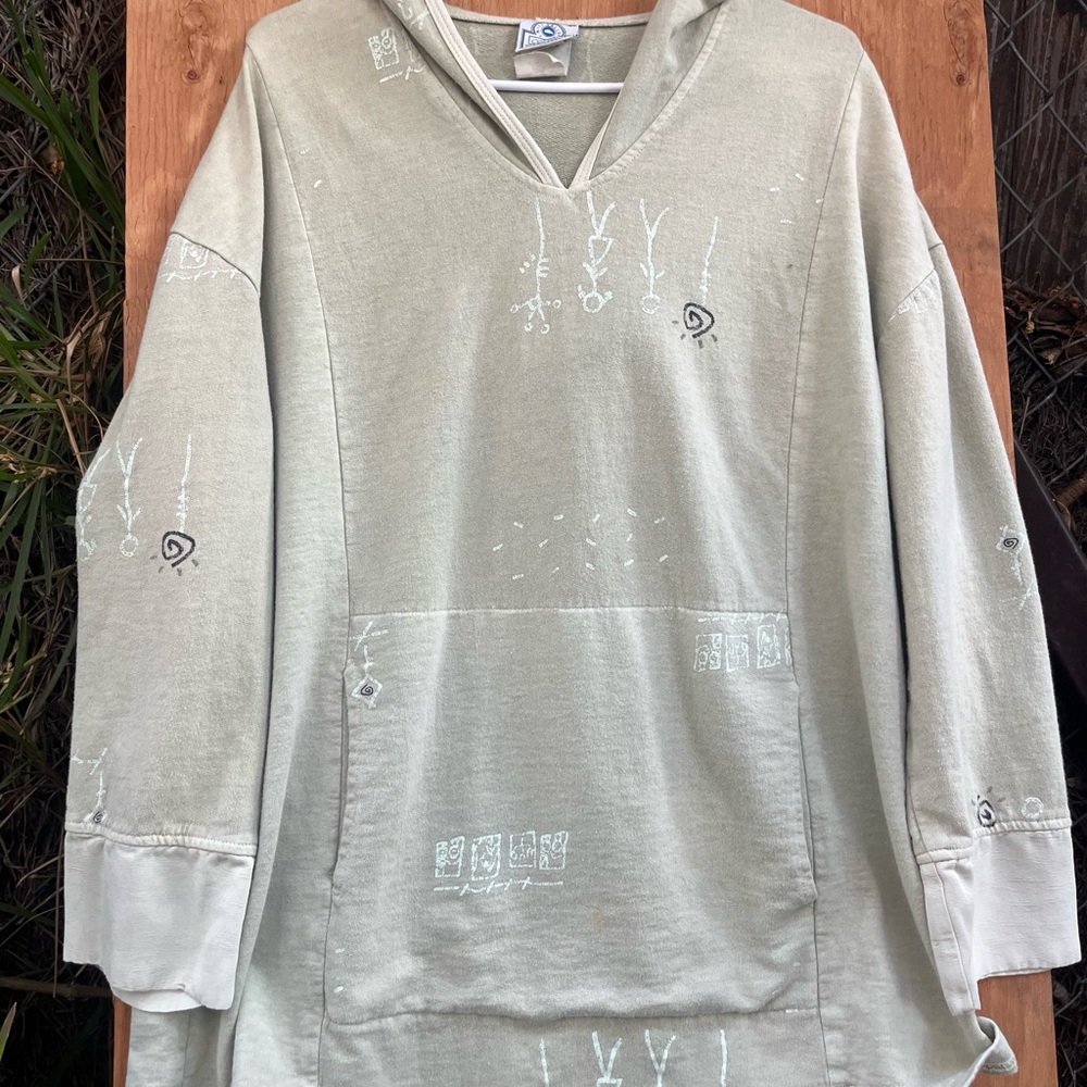 Cream Sweatshirt Hoodie Casual Style100% pure & natural cotton